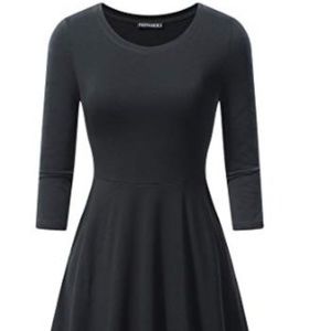 NWOT!  A-line Cotton Midi Dress